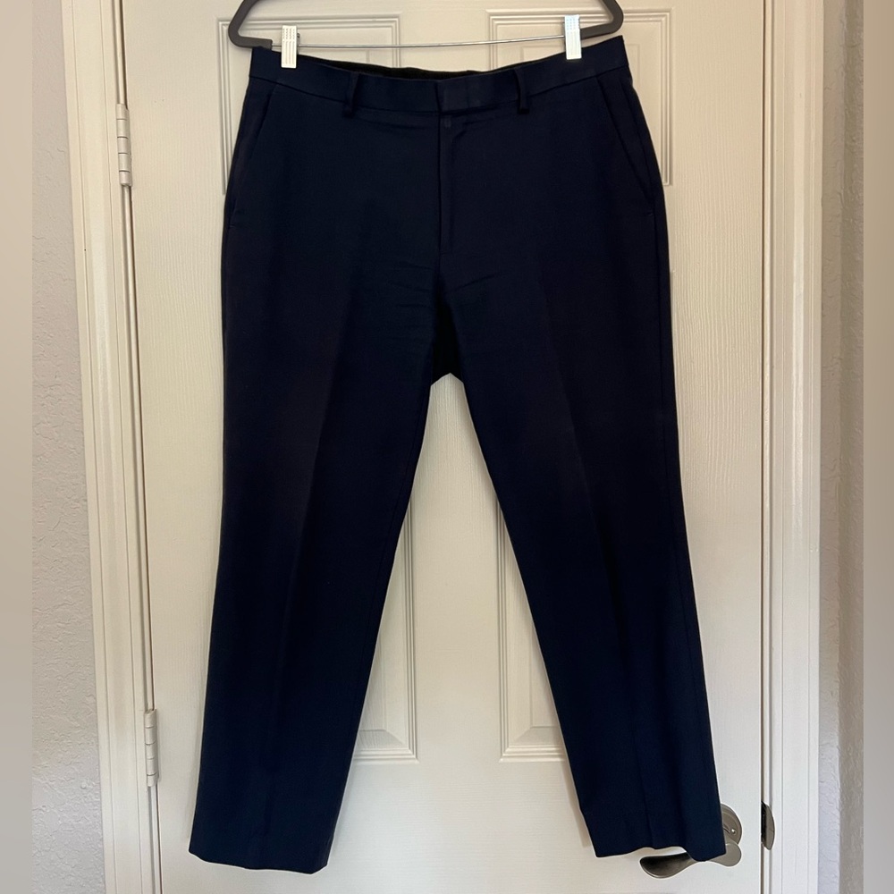 J Crew Navy Ludlow Men’s Slim Suit 40R Pants 34x32 - Picture 2 of 6